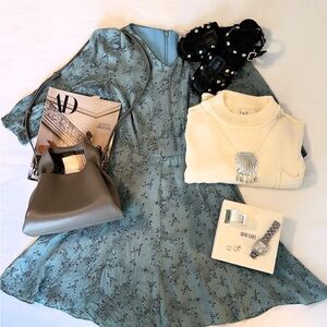 Rebecca Taylor 100% Silk Mini Dress